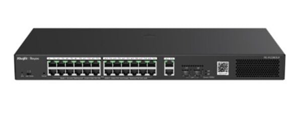 Ruijie-Reyee RG-ES228GS-P 24 Port Poe+ 10-100-1000 Mbps + 2 Port SFP Yönetilebilir Switch