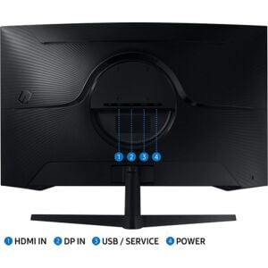 Samsung 27'' Odyssey G5 LC27G55TQBUXUF 144Hz 1ms (HDMI+Display) FreeSync 2K Curved LED Monitör
