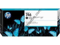 HP 746 Photo Black Fotoğraf Siyah 300 Ml Plotter Kartuşu P2V82A