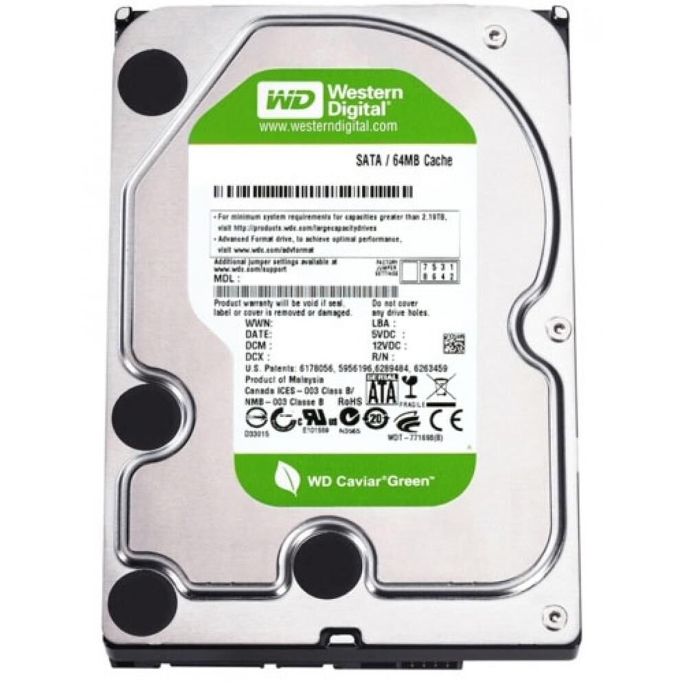 Wd 1Tb Wd10Eurx 7-24 3,5'' 64Mb 5400Rpm Harddisk (İthalat)