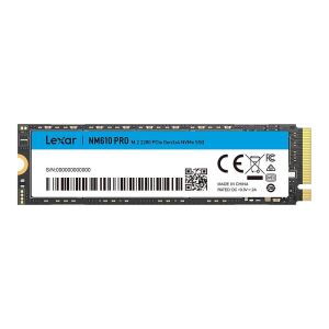 ALexar NM610PRO 500GB PCIe Gen3 x4 Okuma 3300MB – Yazma 1700MB M.2 SSD (LNM610P500G-RNNNG)