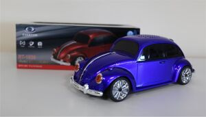 EVERTON RT-1939 Lacivert  Arabalı  Bluetooth Fm-Usb-Tf-Aux Şarjlı Nostaljik Radyo