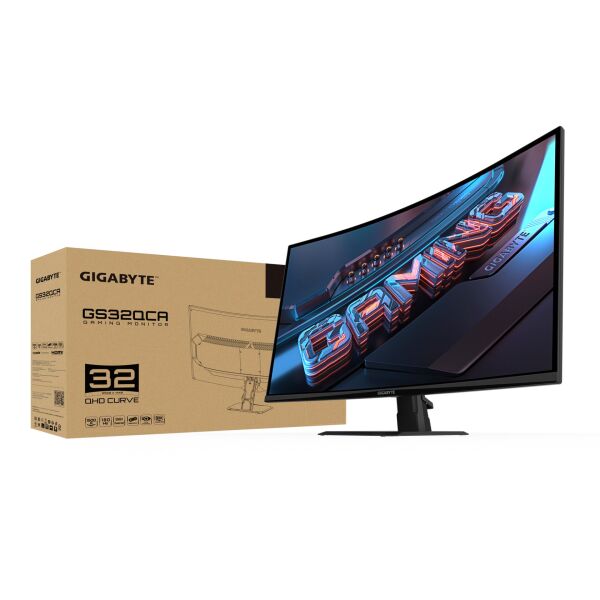 GIGABYTE GS32QCA 31.5'' 180HZ 1MS HDMI MONITOR