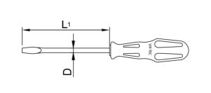 Vıp-tec Art Düz Tornavida 8,05X150MM 6100-74