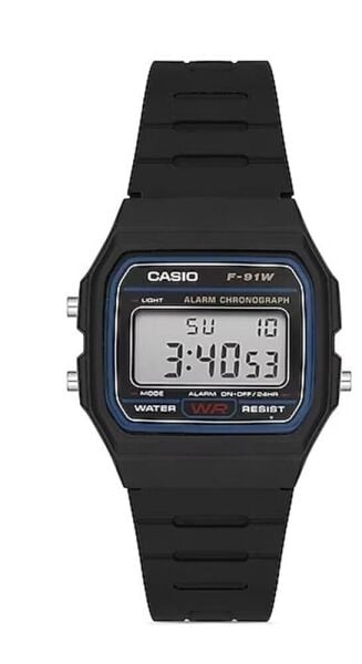 Casio Standart F-91W-1DG Siyah Kol Saati