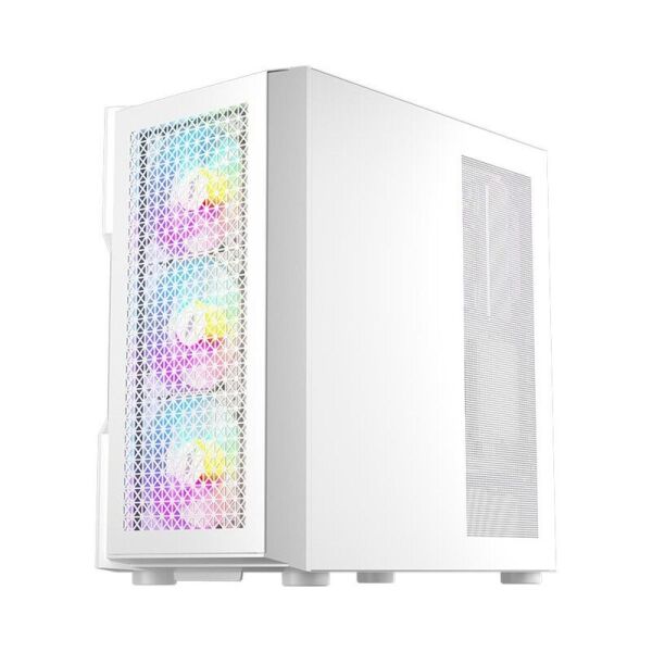 1ST PLAYER TRILOBITE T7 BEYAZ 650W 80+ ARGB 4X12CM FAN TEMPERLİ CAM MESH USB 3.0 ATX KASA