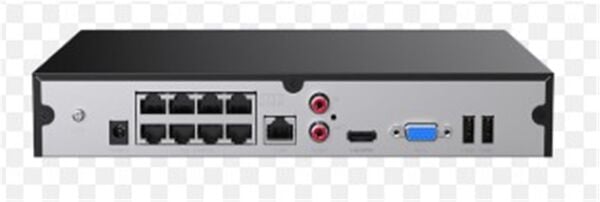 Tenda TN3108-8P 8 Kanal Poe 4K 8MP Destekli NVR Kayıt Cİhazı