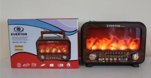 Everton Rt-754  Bluetooth Fm-Usb-Tf-Aux  Şarjlı Nostaljik Radyo