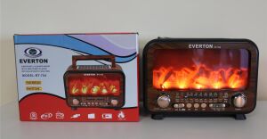 Everton Rt-754  Bluetooth Fm-Usb-Tf-Aux  Şarjlı Nostaljik Radyo