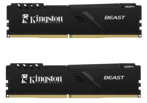Kingston 16GB 3600MT/s DDR4 CL17 DIMM (Kit of 2) Beast Black Turkey