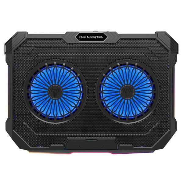 Rampage Sirius S46 15''-17'' RGB Işıklı 2 Fanlı Yükseklik Ayarlı 125-125-15 2 USB Port Notebook Soğutu