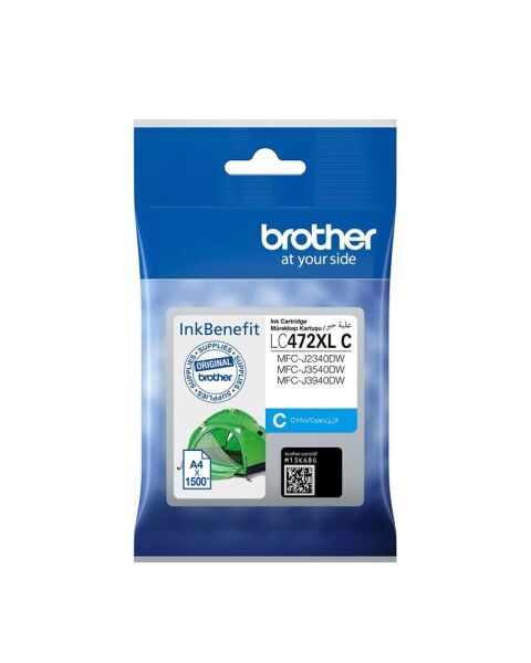 Brother LC472XLY Yellow Sarı Kartuş MFC-J2340-J3540-J3940 1.500 Sayfa