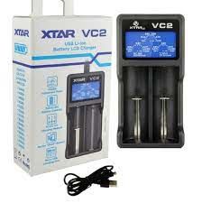XTAR HD-8992C VC2 - Taşınabilir LCD Ekranlı 2li Li-ion Pil Şarj Cihazı