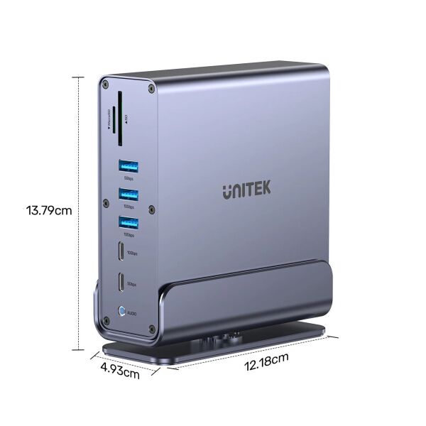UNITEK UNIVERSAL DISPLAYLINK 4K KVM BAGLANTI ISTASYONU (D1135AGY01)