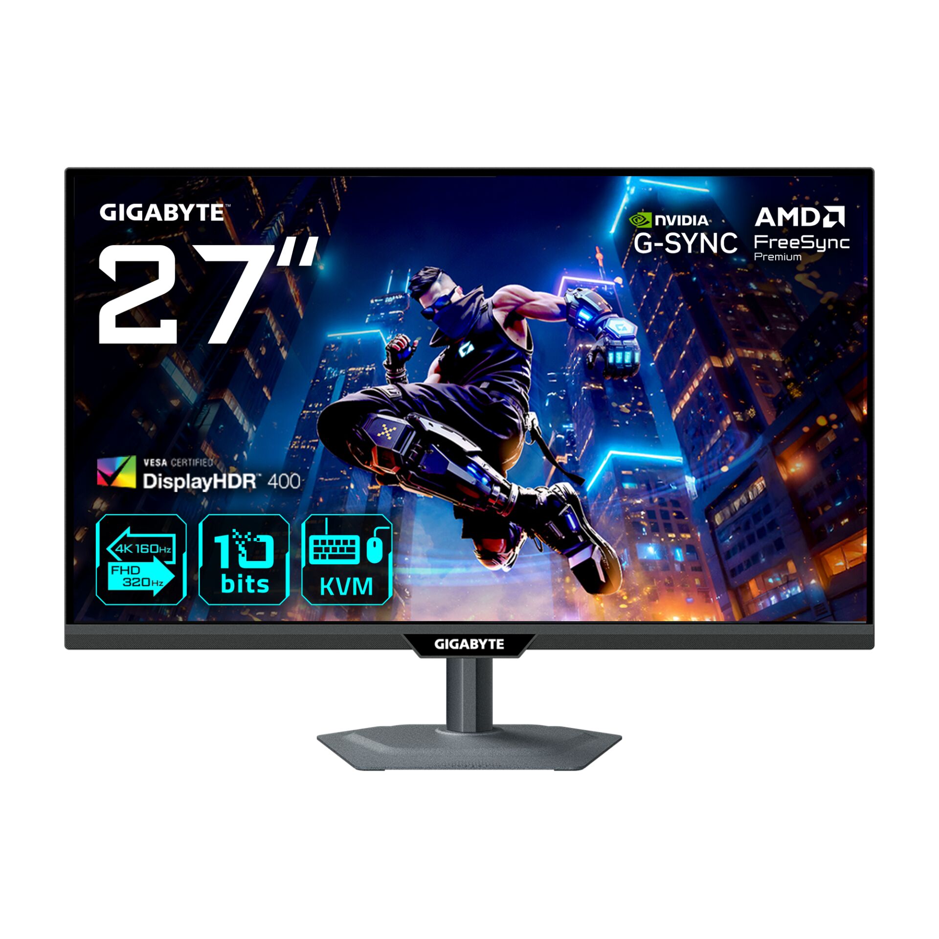 GIGABYTE M27UP 27'' 4K 160HZ FHD 320HZ 1MS MONITOR