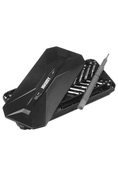 Jakemy Jm-8175 Hassas Tornavida Seti Protech Mıknatıslı 50 Parça uç 1 Tornavida Siyah