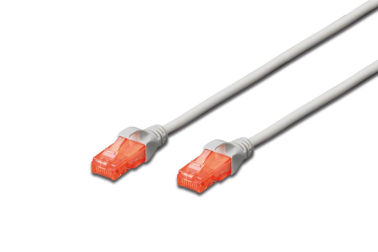 Beek CAT.6A İnce Tip Patch Kablo, U-UTP, 0.25 metre, AWG 28, Gri Renk, LSZH