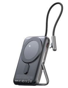 MCDODO MC-1811 10.000mAh 20W MANYETİK KABLOSUZ ŞARJ CİHAZI DAHİLİ TYPE-C KABLOSU Siyah