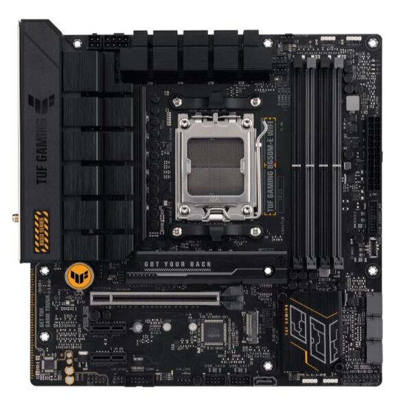 ASUS TUF GAMING B650M-E WIFI DDR5 6400MHZ 1XHDMI 2XDP 2XM.2 USB 3.2 MATX AM5(AMD AM5 9000/8000/7000 SERİLERİ İLE UYUMLU)