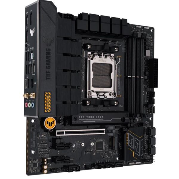 ASUS TUF GAMING B650M-E WIFI DDR5 6400MHZ 1XHDMI 2XDP 2XM.2 USB 3.2 MATX AM5(AMD AM5 9000/8000/7000 SERİLERİ İLE UYUMLU)