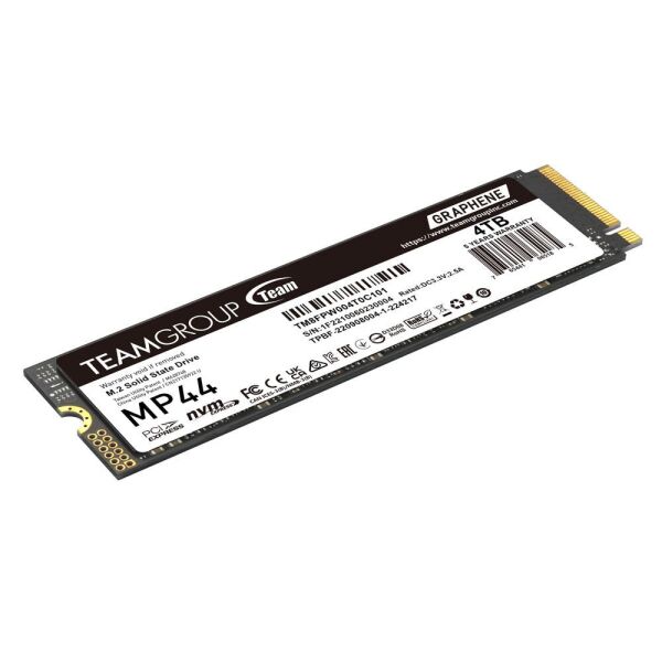 Team MP44 4TB 7400/6900MB/s Gen4x4 NVMe M.2 SSD (TM8FPW004T0C101)