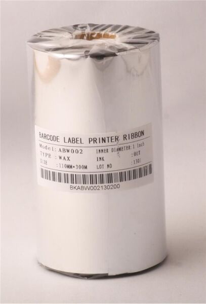 Ribbonsan RB00007 WX-10FBK 110-450MT Wax Ribbon
