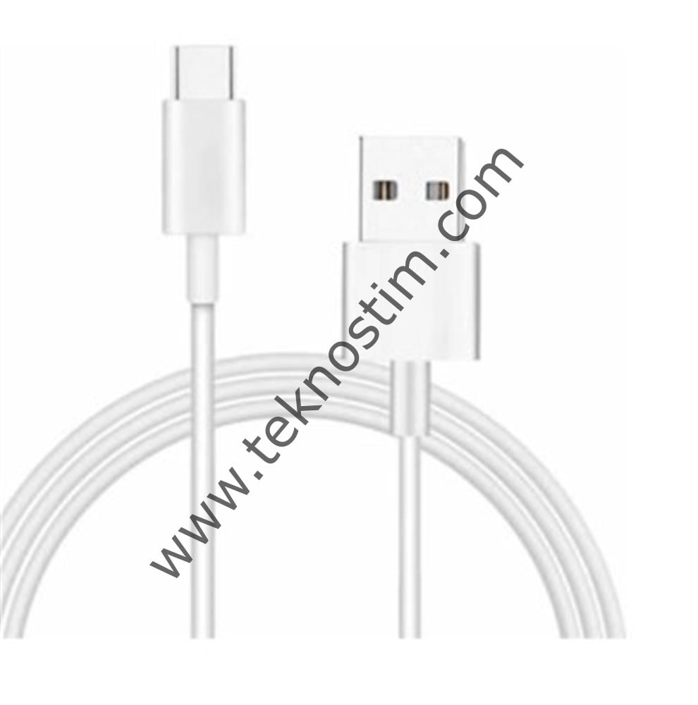 Elba Elb26-T3A  Type-c 1mt 3A Hızlı Şarj Beyaz Kablo