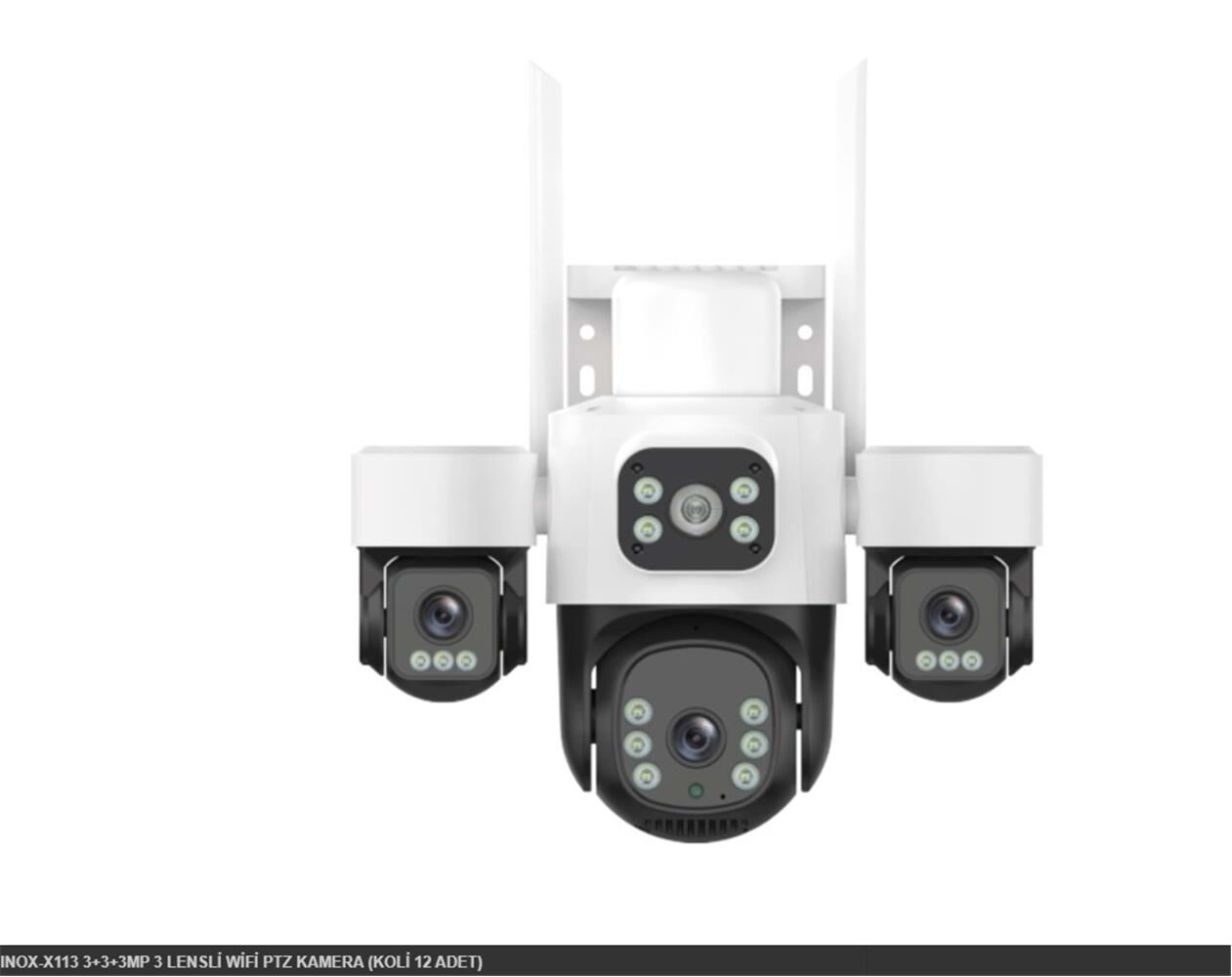 INOX-X113 3+3+3MP 3 LENSLİ WİFİ PTZ KAMERA