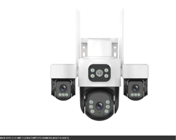 INOX-X113 3+3+3MP 3 LENSLİ WİFİ PTZ KAMERA