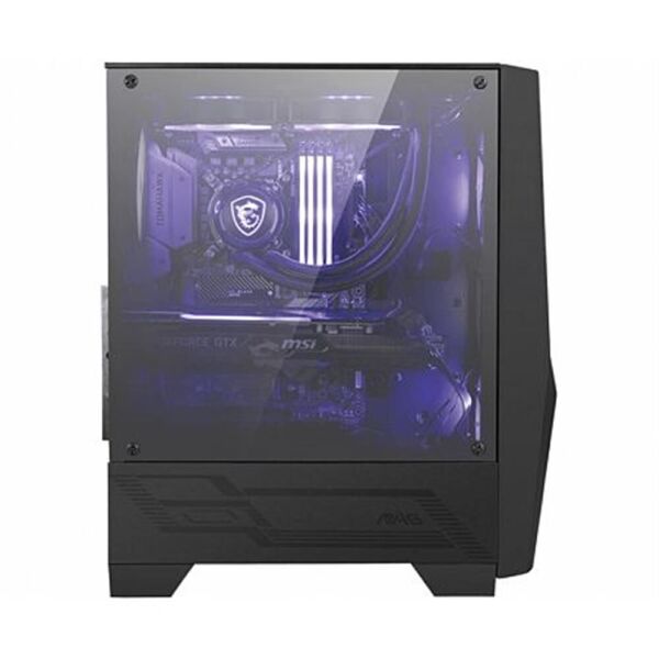 Msi Mag Forge 100M Temperli Cam RGB ATX Gaming Bilgisayar Kasası PSU Yok