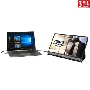 Asus 15.6'' ZenScreen MB16AHP 5ms (USB Type-C+Micro HDMI) Full HD IPS Monitör