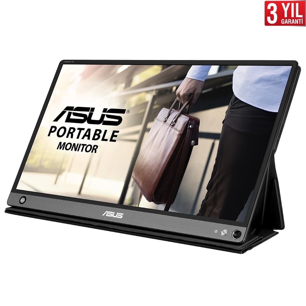 Asus 15.6'' ZenScreen MB16AHP 5ms (USB Type-C+Micro HDMI) Full HD IPS Monitör