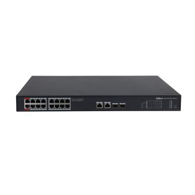 DAHUA PFS3220-16GT-240 16 PORT 16XGE-2XGE-2XGE/SFP 240W POE SWİTCH