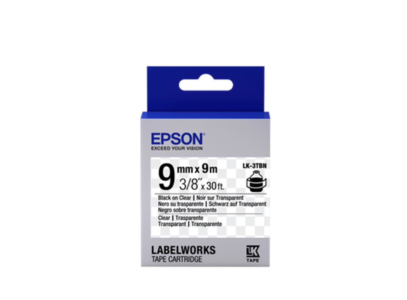 Epson Label Cartridge Standard LK-2WBN Black-White 6mm (9m)