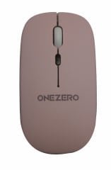 Onezero Ms-04 Pembe Bluetooth Mouse Şarjlı (Açma Kapama Tuşlu)