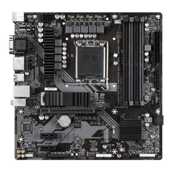 GIGABYTE B760M DS3H DDR4 5133MHZ 1XVGA 1XHDMI 1XDP 1XM.2 MATX 1700P (14. 13. VE 12.NESİL İŞLEMCİ UYUMLU)