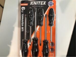 Knitex Ktx-2523 6LI Tornavida Seti 3 Düz 3 Yıldız