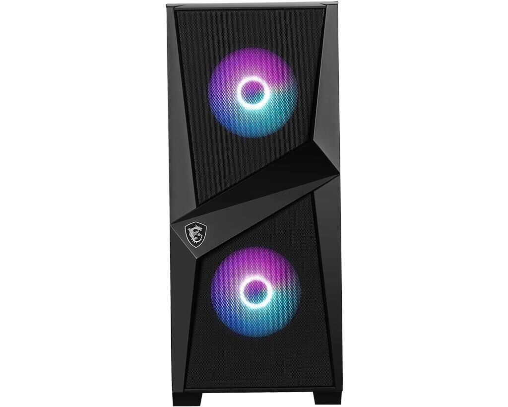 MSI MAG FORGE 100R TEMPERLI CAM ARGB PSU YOK 2X120MM 1X120MM GAMING ATX KASA SİYAH