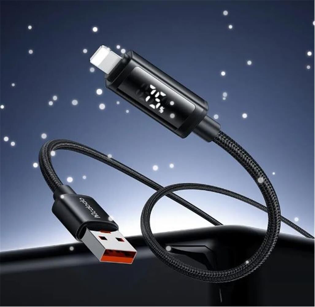 MCDODO CA-7970 USB-A TO LİGTNİNG Çift LED Ekranlı 3A 1.2M KABLO
