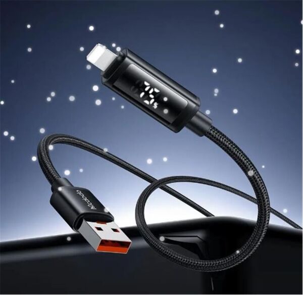 MCDODO CA-7970 USB-A TO LİGTNİNG Çift LED Ekranlı 3A 1.2M KABLO