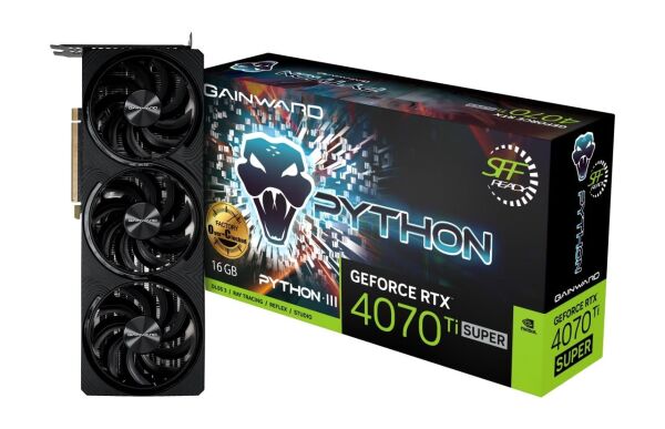 GAINWARD RTX4070Ti SUPER PYTHON III OC 16GB GDDR6X 256Bit