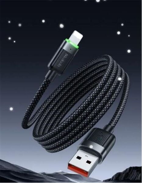 MCDODO CA-6000 USB-A TO LİGHTNİNG 3A MANYETİK SARILABİLİR KABLO 1.2 M