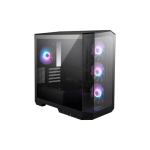 MSI MAG PANO M100R PZ TEMPERLİ CAM ARGB PSU YOK 3X120MM 1X120MM FAN GAMING MATX KASA SİYAH
