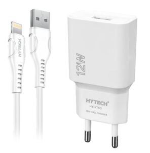 Hytech HY-XT50M 12W 5V 2.4A Micro USB Kablolu Beyaz Kablo + Ev Şarj Adaptör