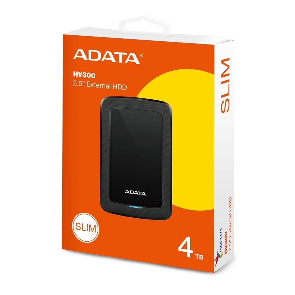 Adata 4Tb AHV300 2.5'' Usb 3.2 Gen1 Siyah Harici Harddisk