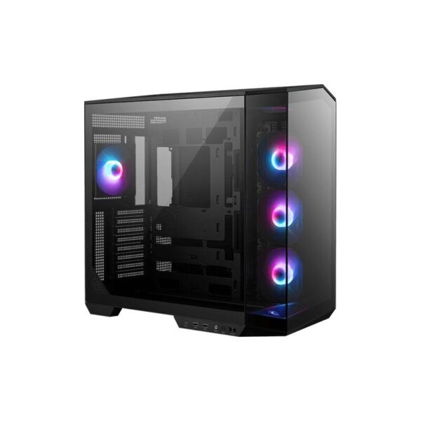 MSI MAG PANO 100R PZ TEMPERLİ CAM ARGB PSU YOK 3X120MM 1X120MM FAN GAMING ATX KASA SİYAH