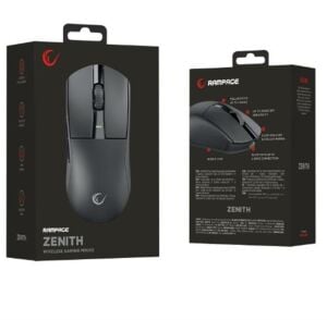 Rampage ZENITH BT+Wired+2.4G Siyah Kablosuz PAW3395 52833 MCU Gaming Oyuncu Mouse