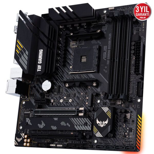 ASUS TUF GAMING B550M-PLUS WI-FI II 4600Mhz(OC) HDMI DP mATX AM4