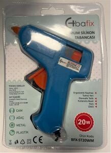 Bafix Mum Silikon Tabancası Mavi 20W