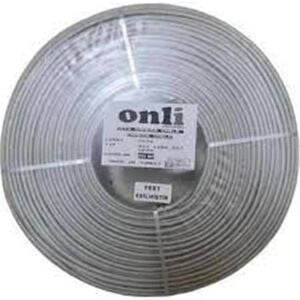Onli 2+1 PE 1x0,50 mini Coax 2x0,50mm 250 metre Dış Ortam CCA Kamera Kablosu